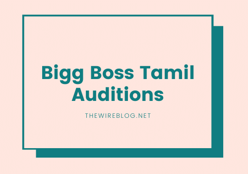 Bigg boss tamil registrations